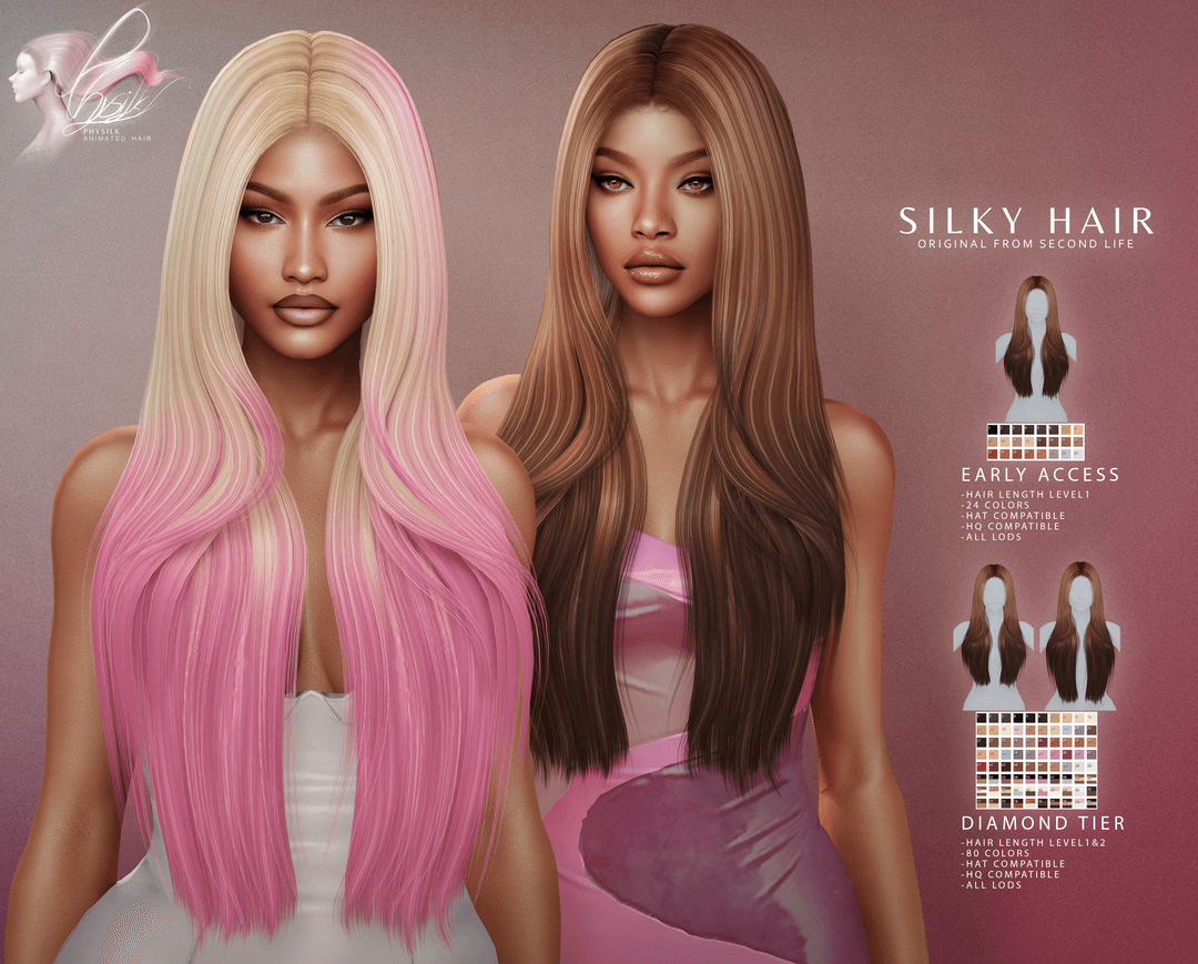 Прическа Silky Hair